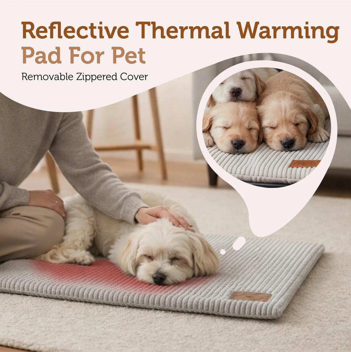 Self-Warming Pet Mat | Cozy Comfort